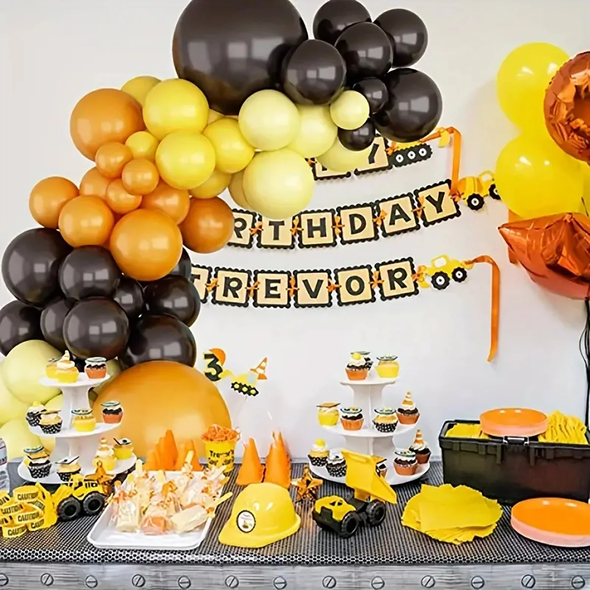 Zestaw balonów z motywem kopar – Heavy Equipment Birthday Theme recenzja i cena