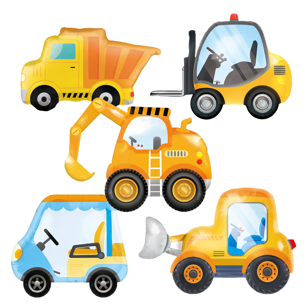 5 sztuk balonów na imprezę bud – Heavy Equipment Birthday Theme recenzja i cena