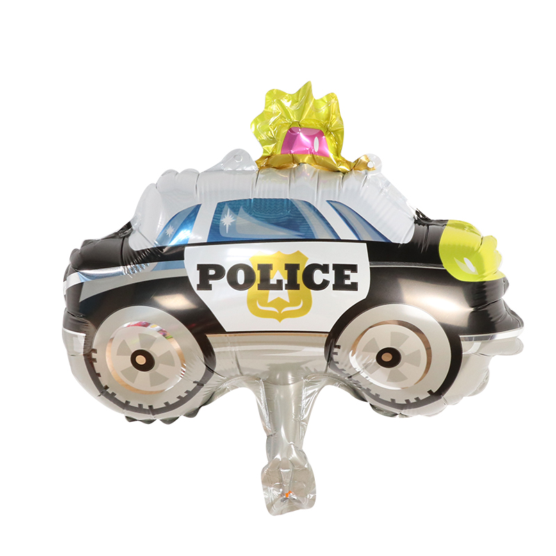 10Pcs Mini Cartoon Car Foil Ba – Heavy Equipment Birthday Theme recenzja i cena