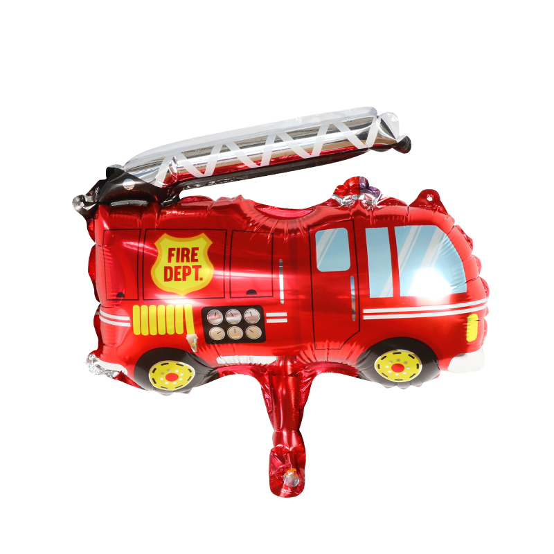 10Pcs Mini Cartoon Car Foil Ba – Heavy Equipment Birthday Theme recenzja i cena