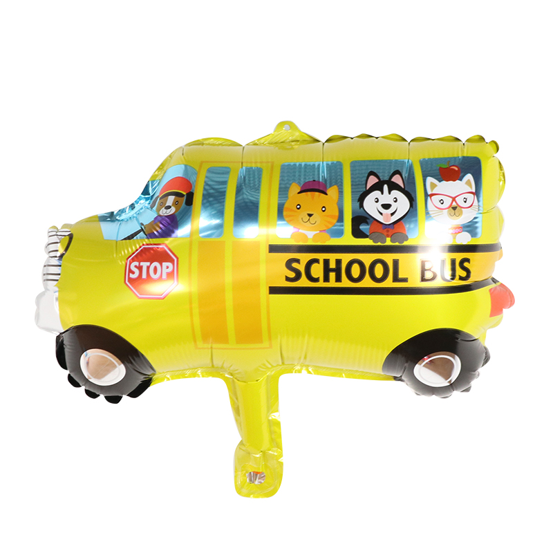 10Pcs Mini Cartoon Car Foil Ba – Heavy Equipment Birthday Theme recenzja i cena