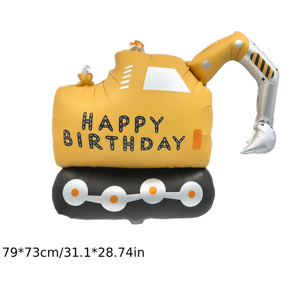 Balony na przyjęcie budowlane, – Heavy Equipment Birthday Theme recenzja i cena
