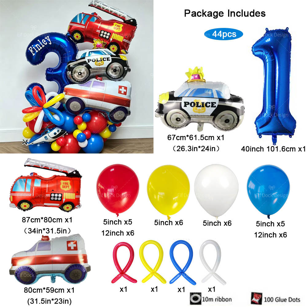 1 Zestaw Balonów Foliowych z M – Heavy Equipment Birthday Theme recenzja i cena