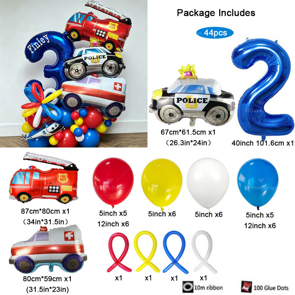 1 Zestaw Balonów Foliowych z M – Heavy Equipment Birthday Theme recenzja i cena