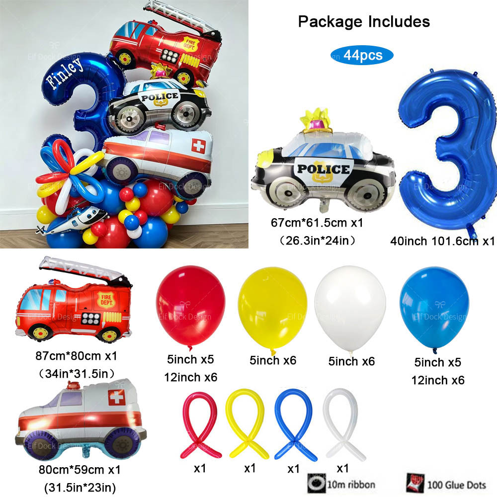 1 Zestaw Balonów Foliowych z M – Heavy Equipment Birthday Theme recenzja i cena
