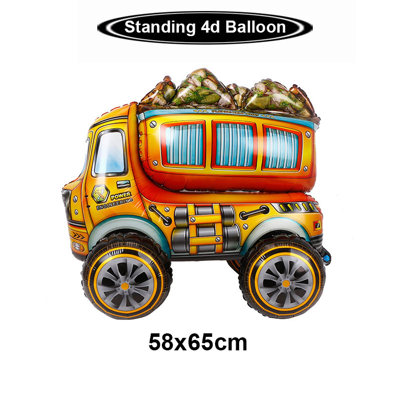 Konstrukcja 4D balony foliowe  – Heavy Equipment Birthday Theme recenzja i cena