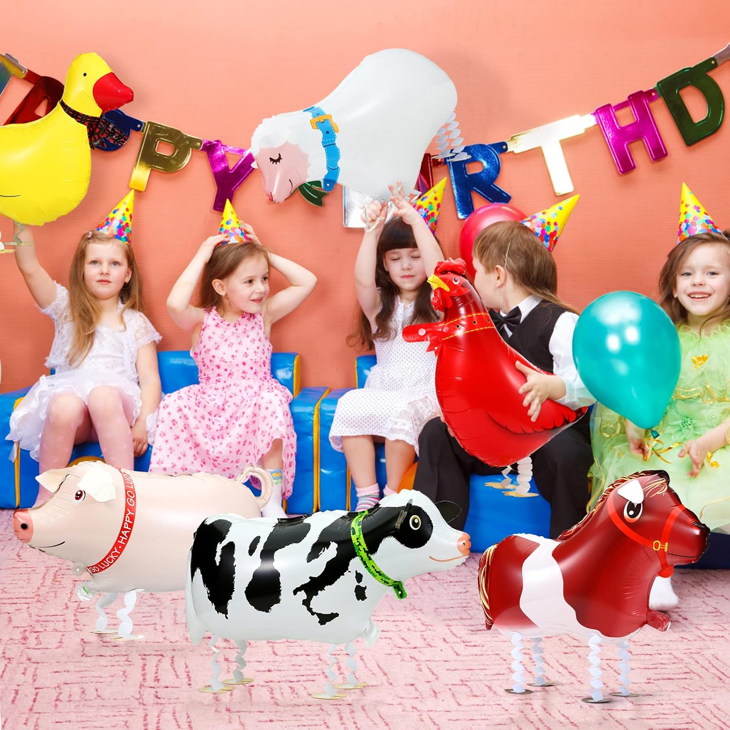 1szt Balon ze zwierzętami hodo – Heavy Equipment Birthday Theme recenzja i cena