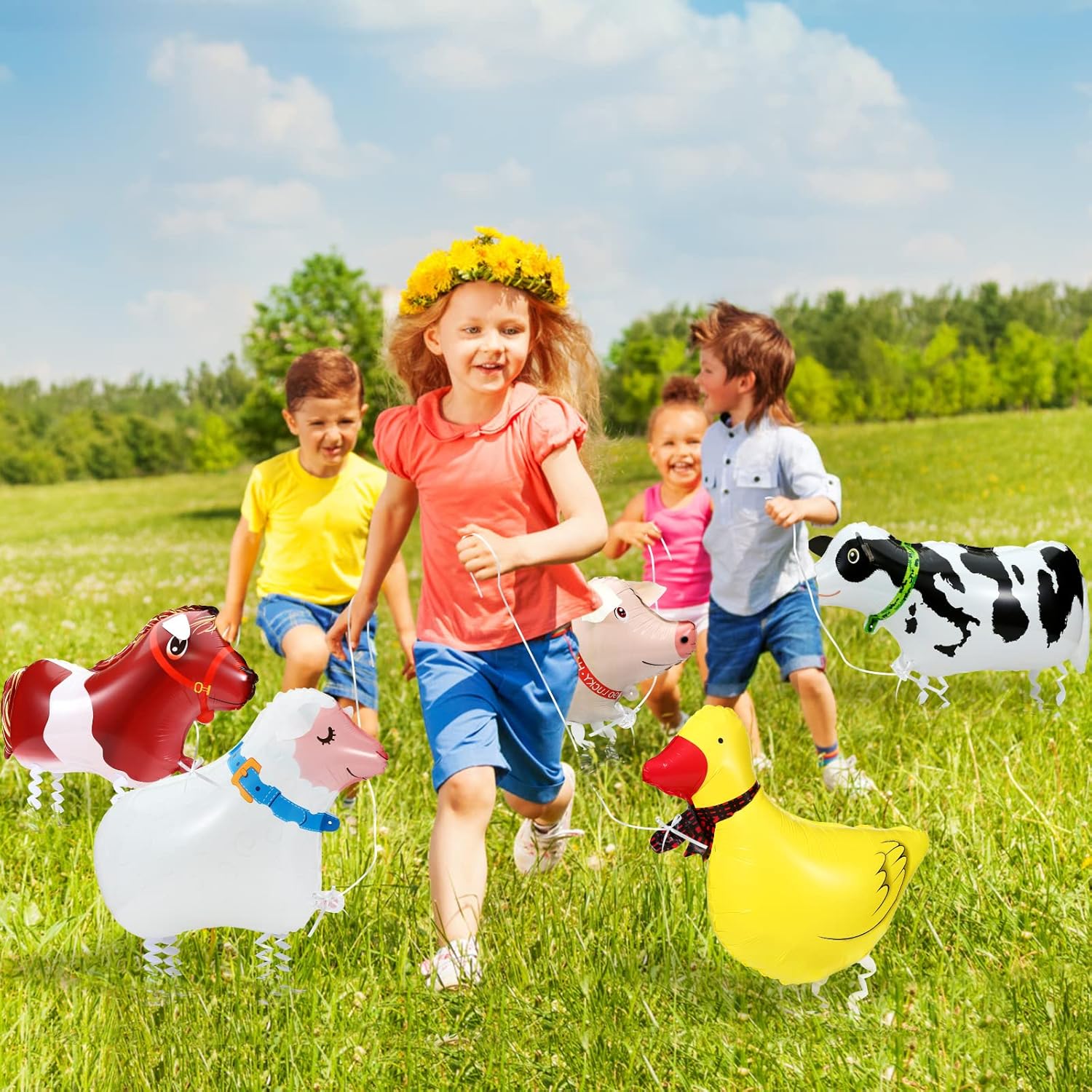 1szt Balon ze zwierzętami hodo – Heavy Equipment Birthday Theme recenzja i cena
